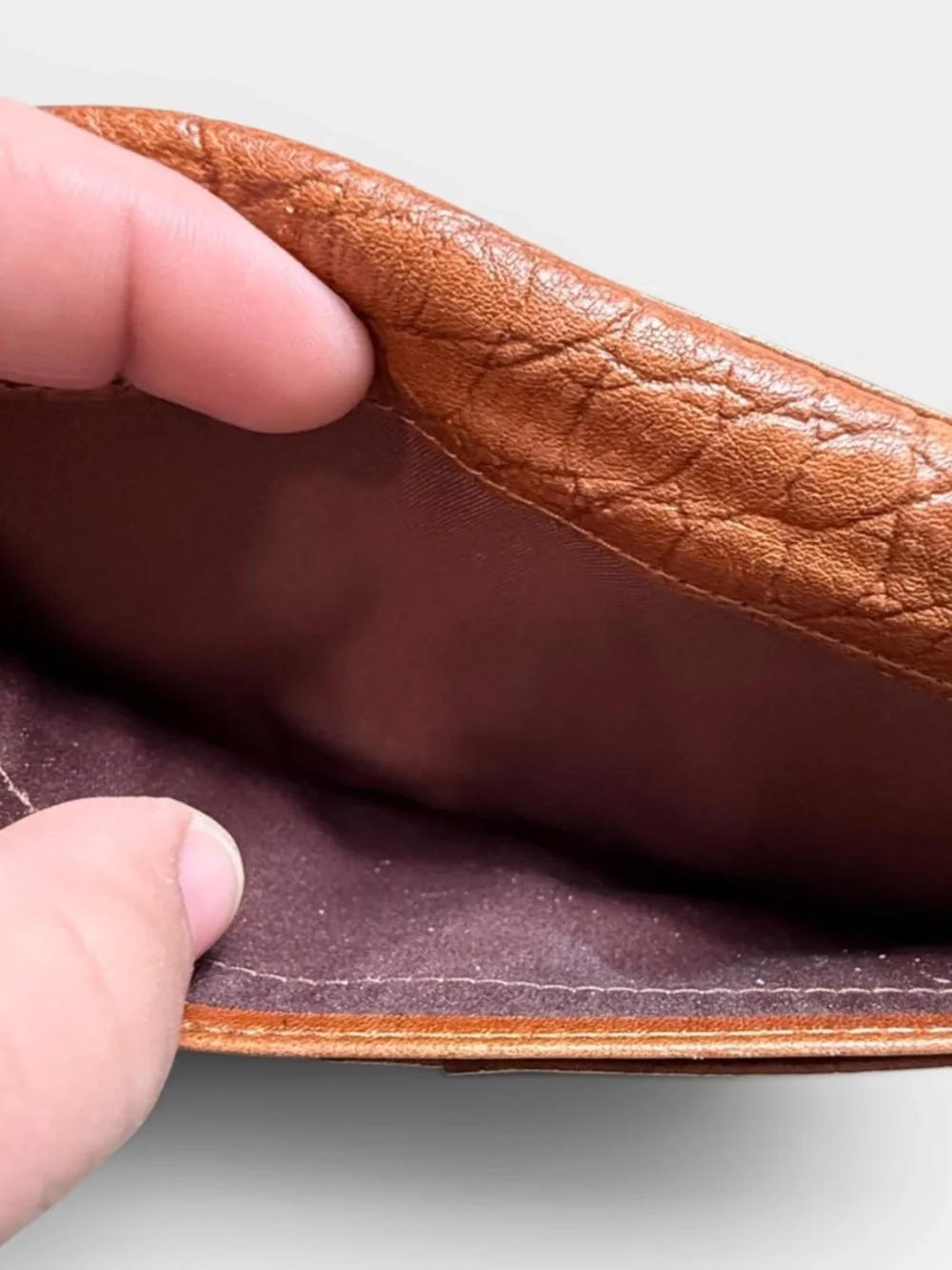 Brahmin Ady Tan Tidewell Slim Leather Wallet OS
